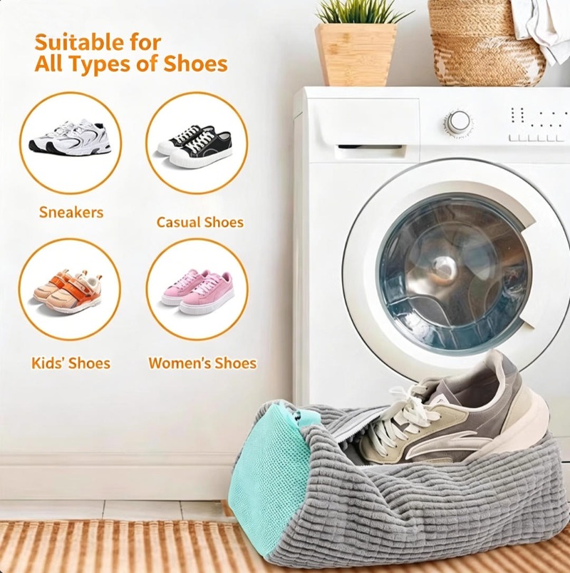 New Chenille Shoe Washing Bag, - огляд і ціна Sneaker Care Laundry